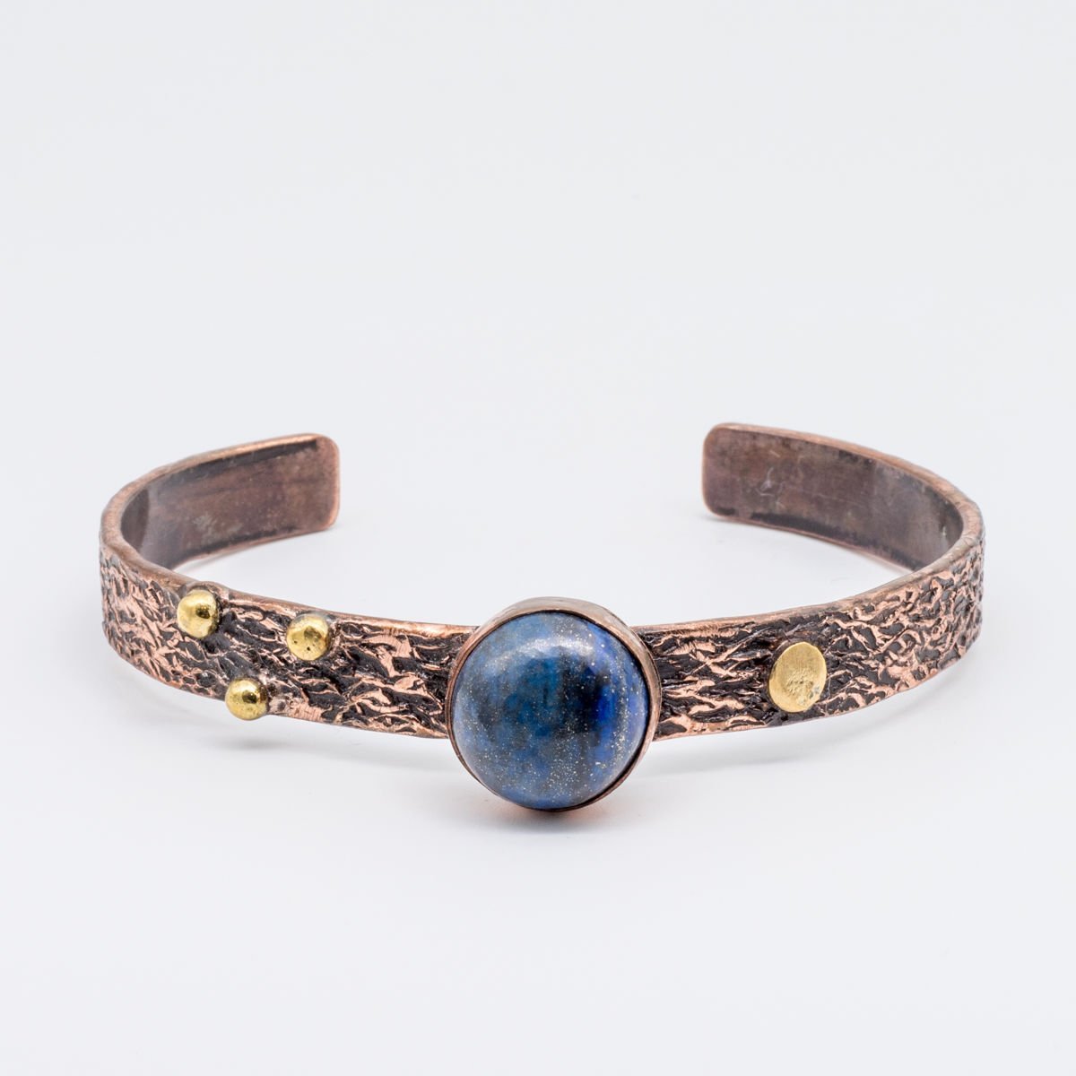 Lapis Lazuli Bakır Bileklik