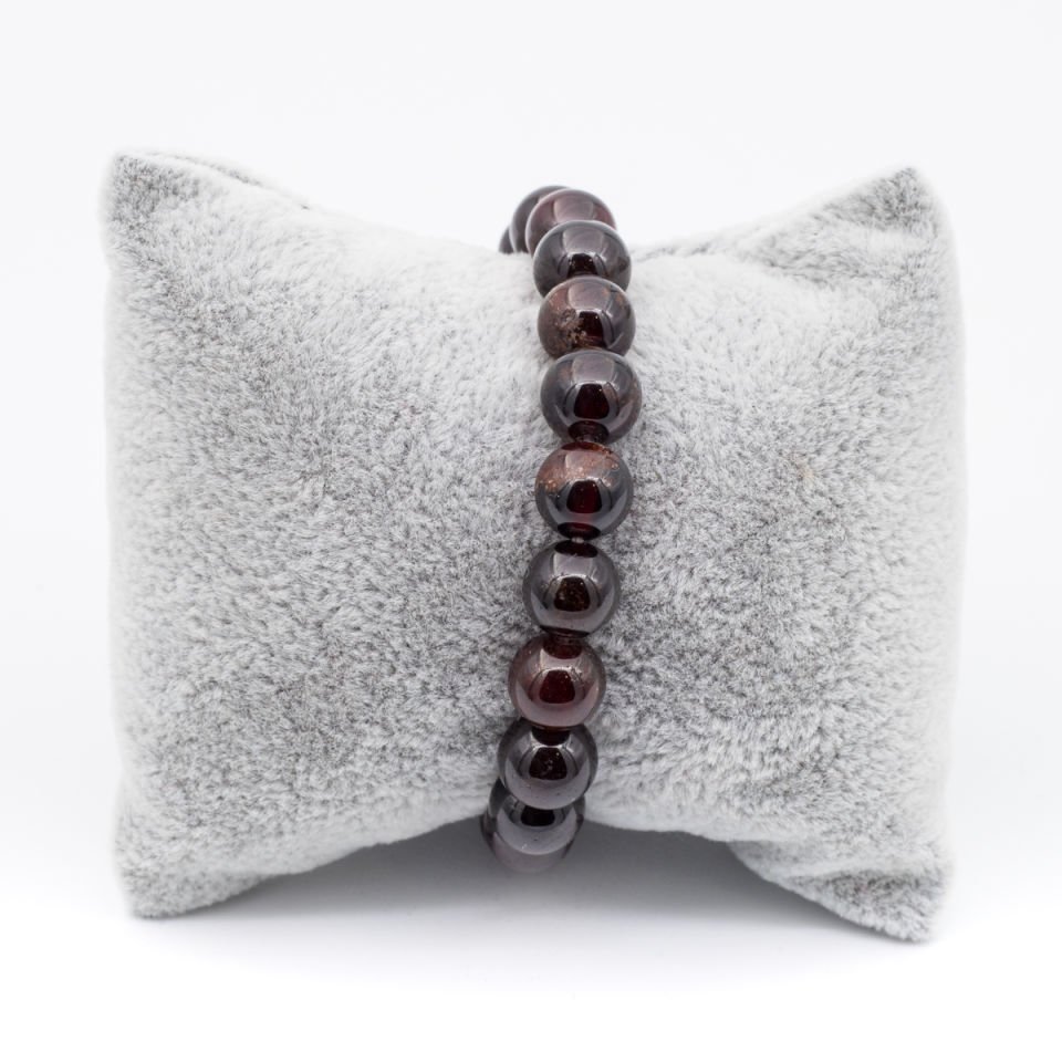 Garnet Lal Bileklik 8 mm
