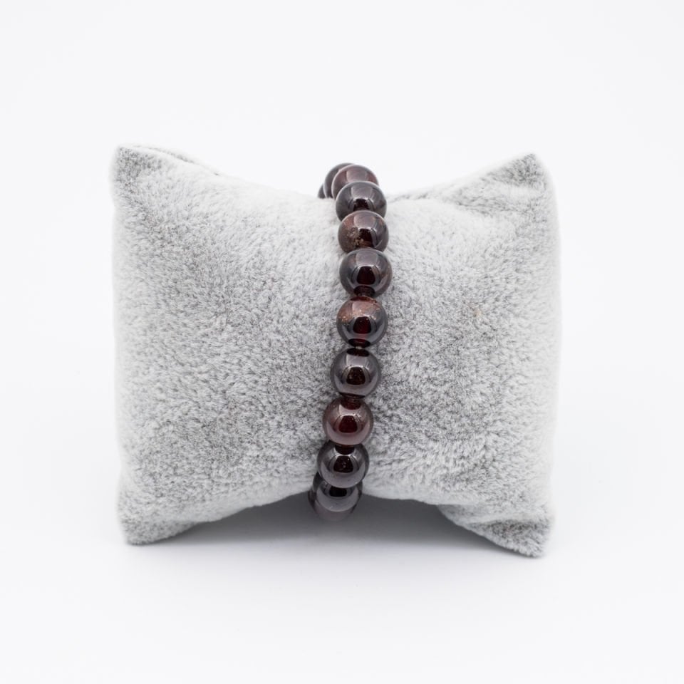 Garnet Lal Bileklik 8 mm