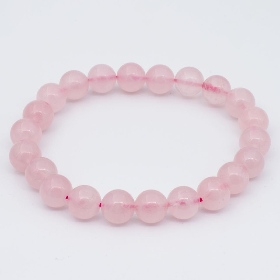 Pembe Kuvars Bileklik 8 mm