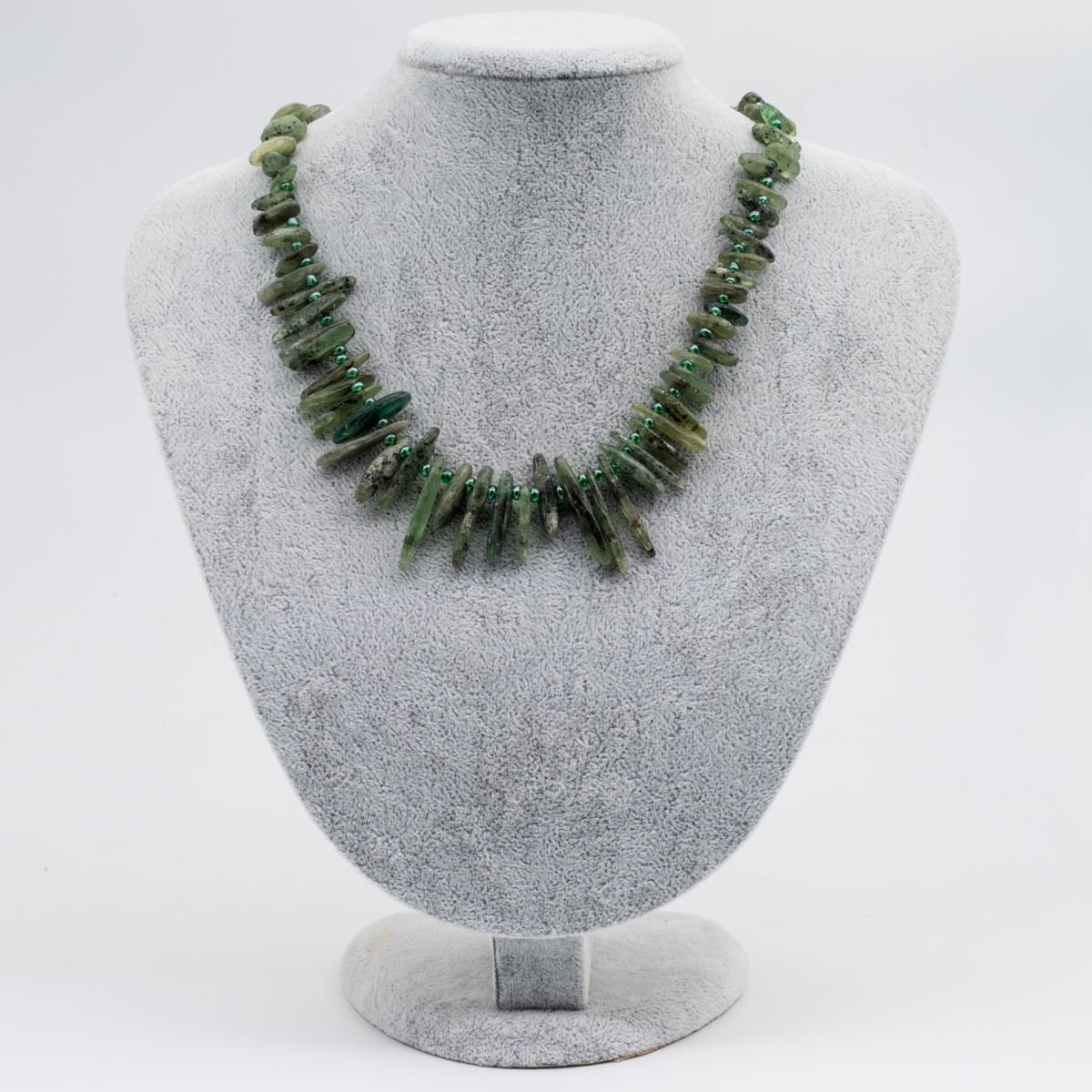 Prehnite  925 Ayar Gümüş Kolye