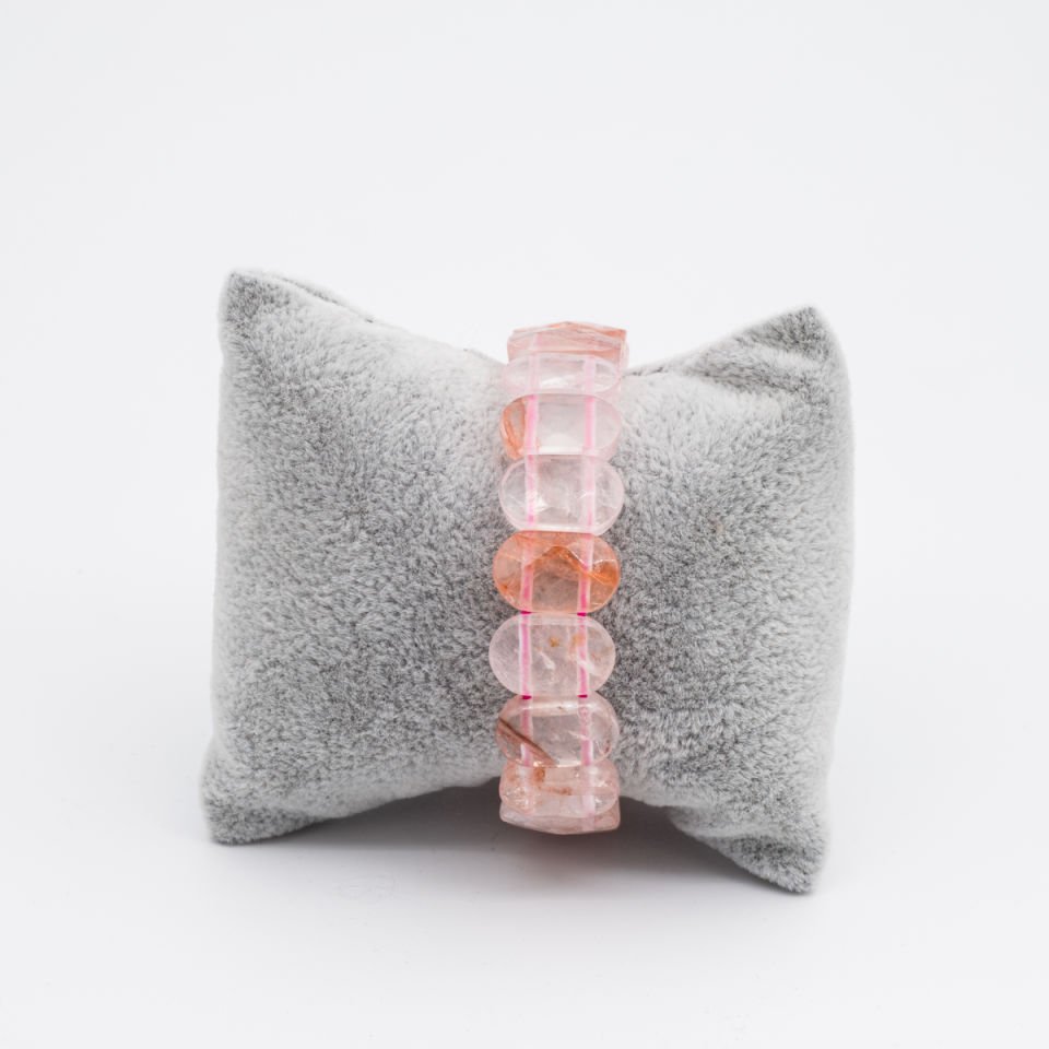 Pembe Kuvars  Rolex Bileklik