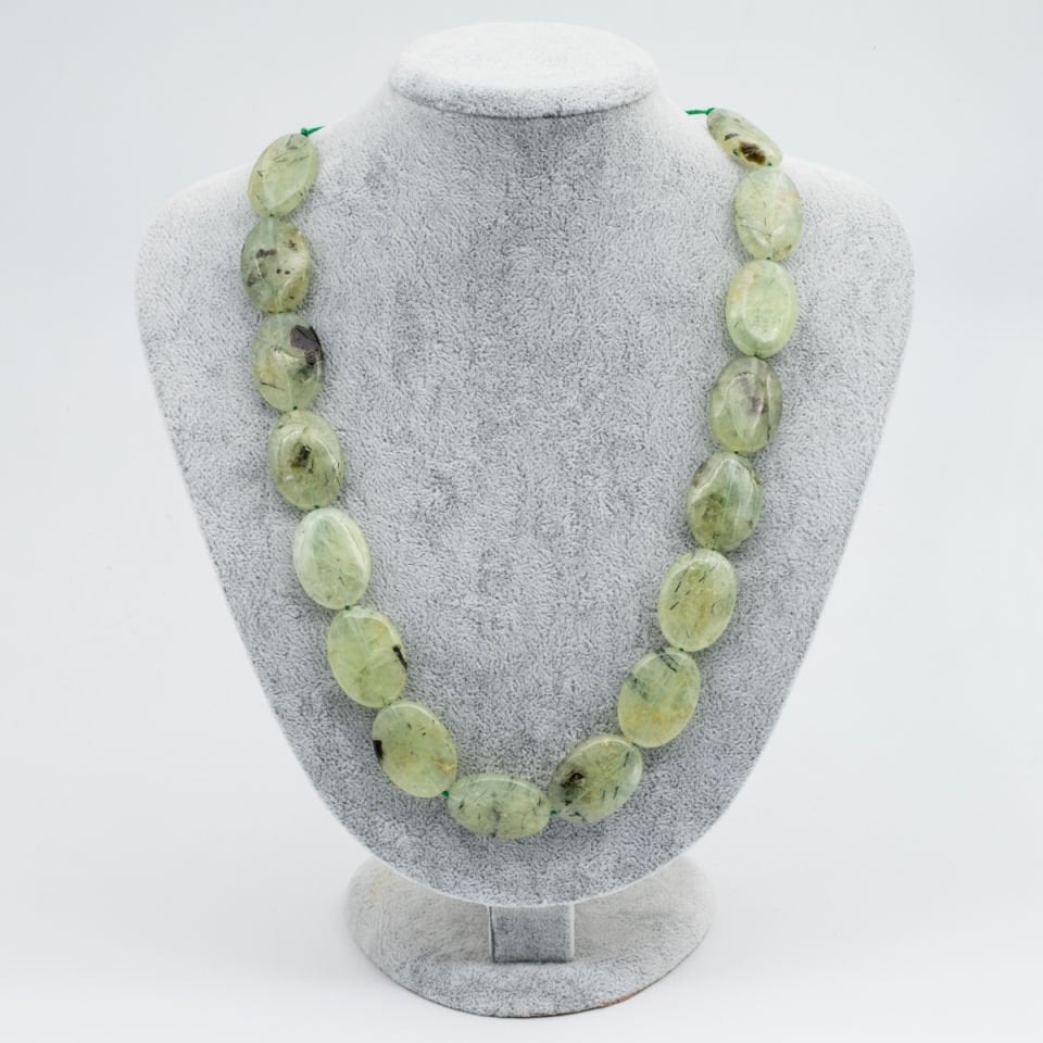 Prehnite  925 Ayar Gümüş Kolye