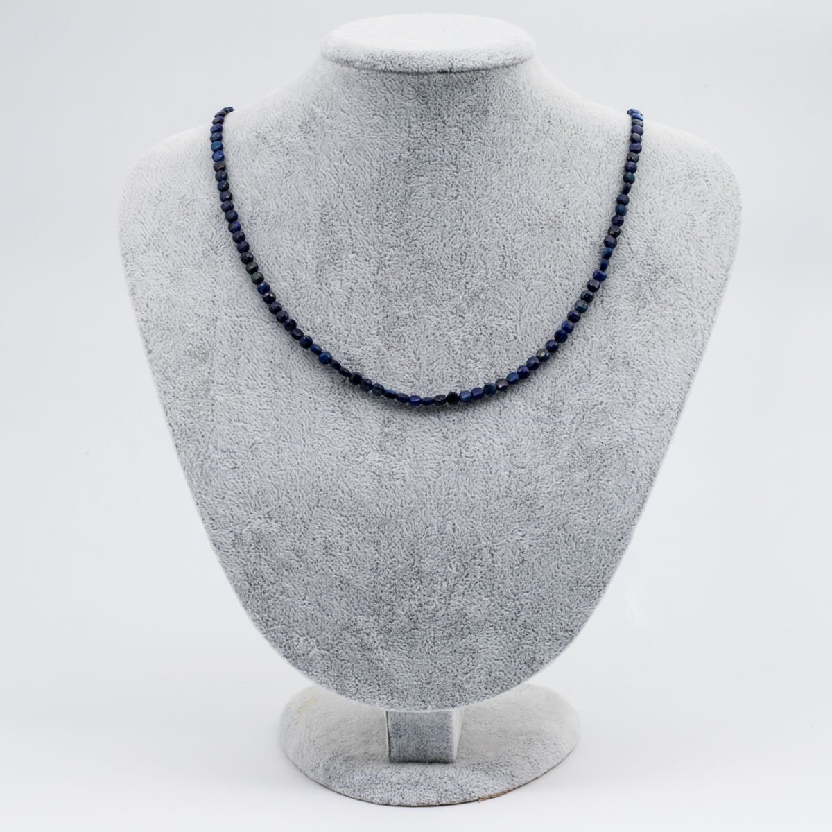 Lapis Lazuli 925 Ayar Gümüş Dizi Kolye