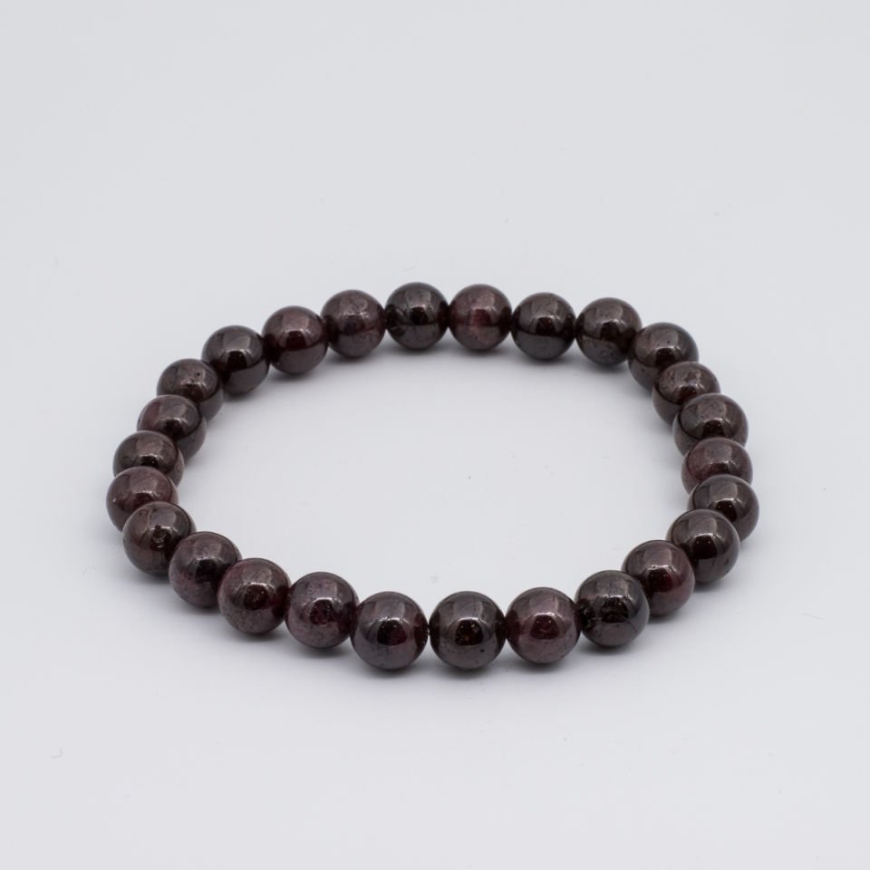 Garnet Lal Bileklik 6 mm