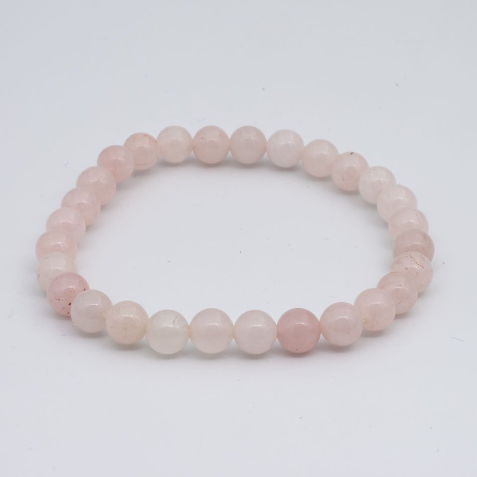 Pembe Kuvars Bileklik 6 mm
