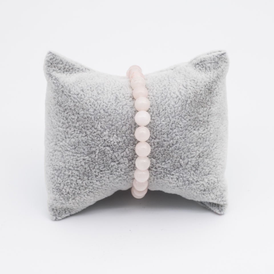 Pembe Kuvars Bileklik 6 mm
