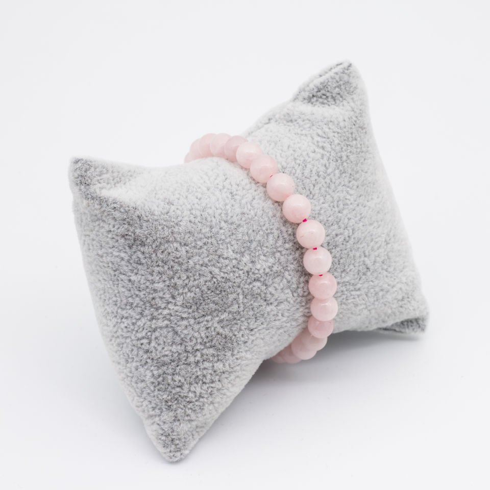 Pembe Kuvars Bileklik 6 mm